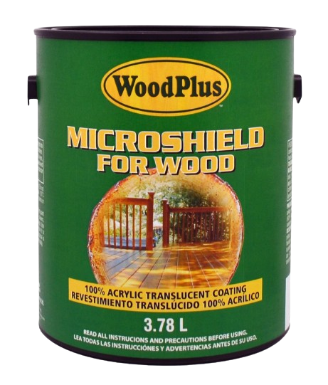 WoodPlus MicroShield | Translucent Coating Designed for use on Decks, Railings, Docks and Piers